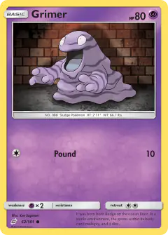 Grimer Common card from Team Up