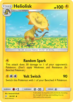Heliolisk Uncommon card from Team Up