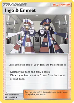 Ingo & Emmet Uncommon card from Team Up