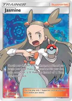 Jasmine Rare Ultra card from Team Up