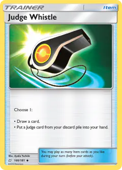 Judge Whistle Uncommon card from Team Up
