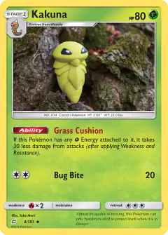 Kakuna Uncommon card from Team Up