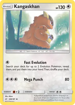 Kangaskhan Uncommon card from Team Up