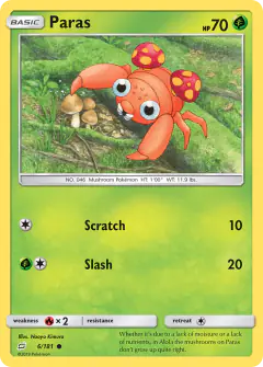 Paras Common card from Team Up
