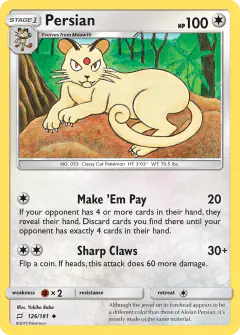 Persian Uncommon card from Team Up