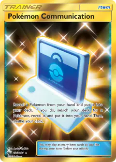 Pokémon Communication Rare Secret card from Team Up