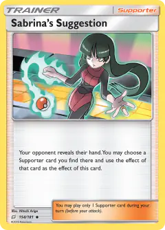 Sabrina's Suggestion Uncommon card from Team Up