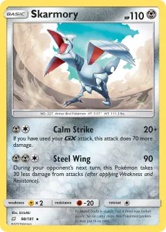 Skarmory Rare card from Team Up