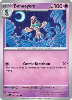 Beheeyem Uncommon card from Temporal Forces