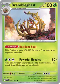 Brambleghast Rare card from Temporal Forces