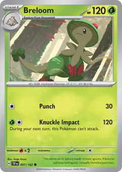 Breloom Common card from Temporal Forces