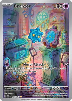 Bronzor Illustration Rare card from Temporal Forces