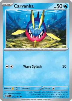 Carvanha Common card from Temporal Forces