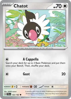 Chatot Common card from Temporal Forces