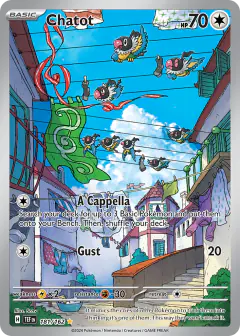 Chatot Illustration Rare card from Temporal Forces