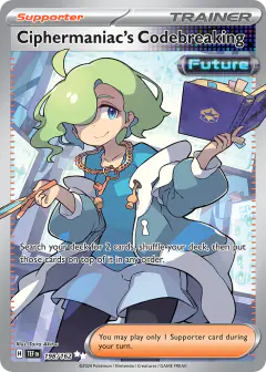 Ciphermaniac's Codebreaking Ultra Rare card from Temporal Forces
