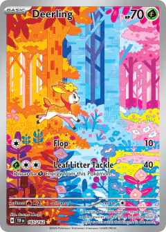 Deerling Illustration Rare card from Temporal Forces
