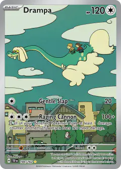 Drampa Illustration Rare card from Temporal Forces
