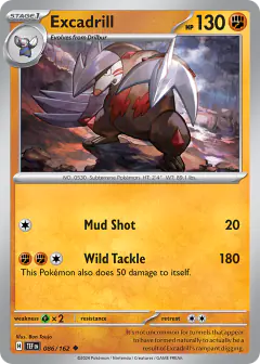 Excadrill Uncommon card from Temporal Forces
