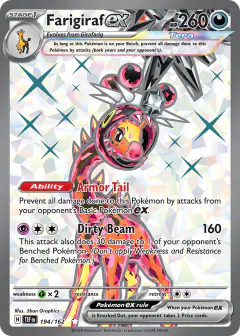 Farigiraf ex Ultra Rare card from Temporal Forces