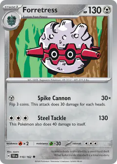 Forretress Uncommon card from Temporal Forces