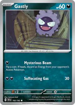 Gastly Common card from Temporal Forces