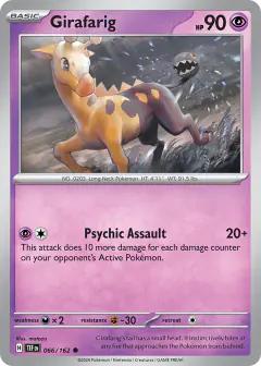 Girafarig Common card from Temporal Forces