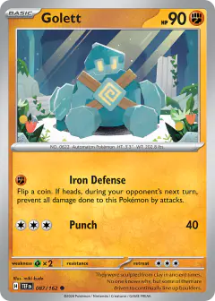 Golett Common card from Temporal Forces