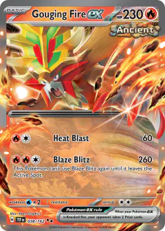 Gouging Fire ex Double Rare card from Temporal Forces