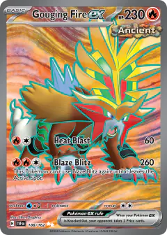 Gouging Fire ex Ultra Rare card from Temporal Forces