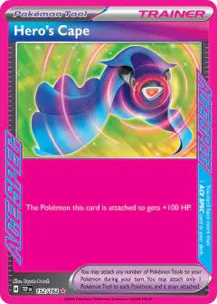 Hero's Cape ACE SPEC Rare card from Temporal Forces