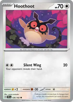 Hoothoot Common card from Temporal Forces