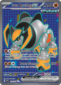 Iron Boulder ex Ultra Rare card from Temporal Forces