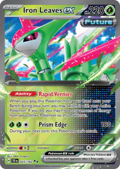 Iron Leaves ex Double Rare card from Temporal Forces