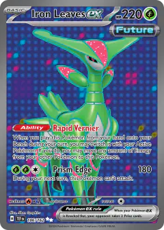 Iron Leaves ex Ultra Rare card from Temporal Forces