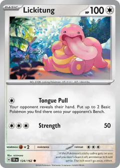 Lickitung Common card from Temporal Forces