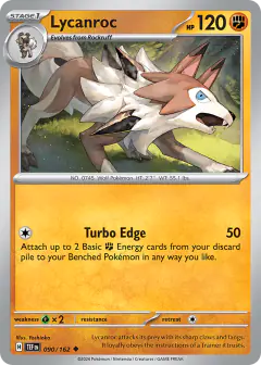 Lycanroc Uncommon card from Temporal Forces