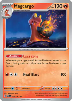 Magcargo Rare card from Temporal Forces