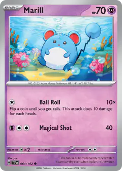 Marill Common card from Temporal Forces