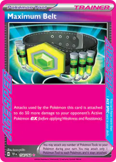 Maximum Belt ACE SPEC Rare card from Temporal Forces