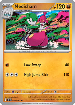 Medicham Common card from Temporal Forces