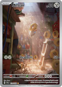 Meltan Illustration Rare card from Temporal Forces