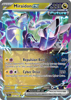 Miraidon ex Double Rare card from Temporal Forces