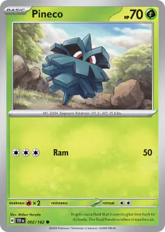 Pineco Common card from Temporal Forces
