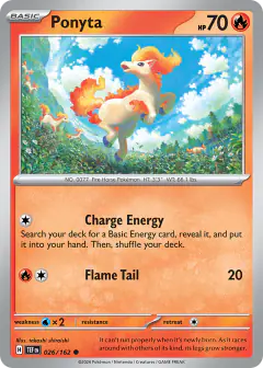 Ponyta Common card from Temporal Forces