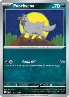 Poochyena Common card from Temporal Forces