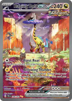 Raging Bolt ex Special Illustration Rare card from Temporal Forces