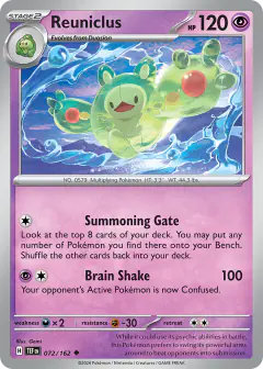 Reuniclus Uncommon card from Temporal Forces