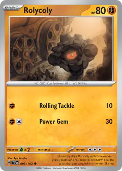 Rolycoly Common card from Temporal Forces
