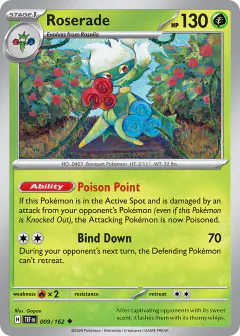 Roserade Uncommon card from Temporal Forces